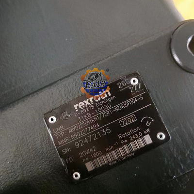 31KB-10030 الحفار R520LC-9 DX520 مضخة هيدروليكية R902277494 A8VO225 المضخة الرئيسية